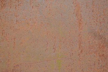 rust on a metal surface