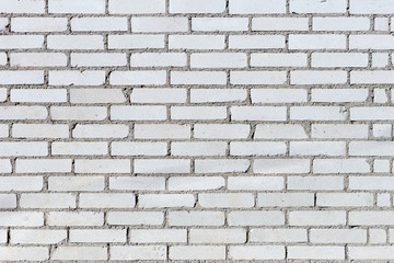 Background texture of a old white brick wall