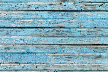 Old painted wood wall - texture or background