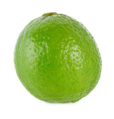 lime isolated on white background