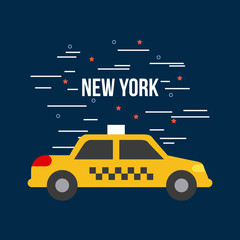 new york city related image vector illustration design 