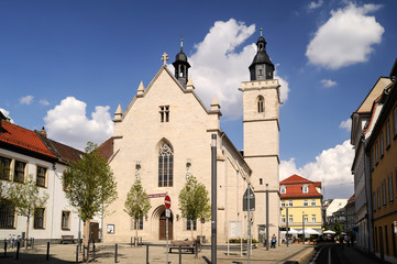 Fototapeta na wymiar Wigbertikirche, Erfurt, Thüringen, Deutschland.