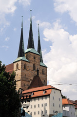 Fototapeta na wymiar Severikirche, Erfurt, Thüringen, Deutschland