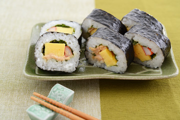 おいしそうな巻き寿司