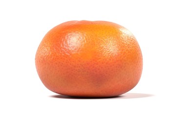 realistic 3d render of tangerine