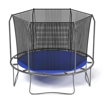 realistic 3d render of trampoline