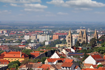 Fototapeta na wymiar cityscape Pecs Hungary