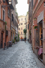Fototapeta premium Rzym - Trastevere