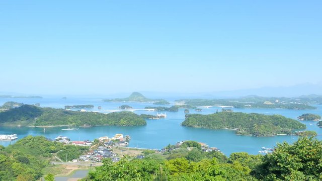 天草　高舞登山展望台からの風景