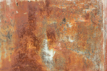 Obraz na płótnie Canvas Multicolored peeling wall texture and background. Surface with brush strokes, stains.