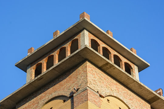 Modern arcade of windows