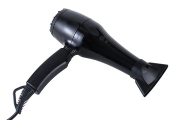 Hair dryer on a white background