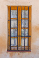 window on modern facade