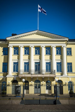 Office Of The President Of Finland In The Capital Helsinki