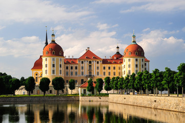 Barockschloss Schloss Moritzburg, Moritzburg, Sachsen, Deutschland