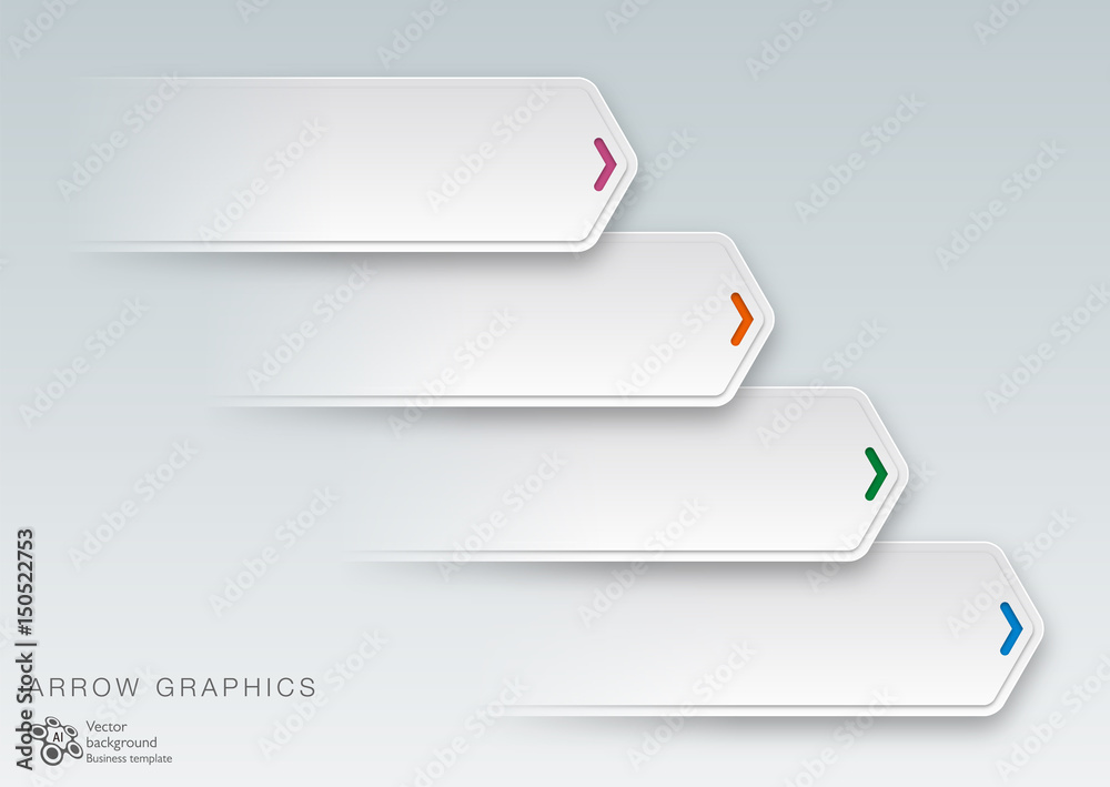 Wall mural infographics vector background workflow