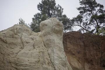 Ockerfelsen  Frankreich