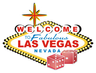 Las Vegas, casino,  America, USA, illustration, cartoon, nevada, symbol,  city of sins, travel, llustration, Signboard, banner,  bright, dice, bones