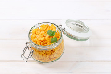 jar of corn flakes