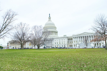 Full View of the US Capitol Building
