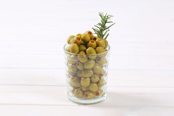 stuffed green olives