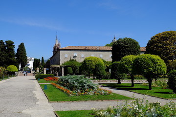 Fototapeta na wymiar Garden of Cimiez Monastery, Nice France