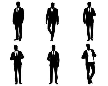 Six business mens