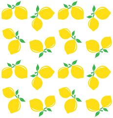 seamless lemon background print
