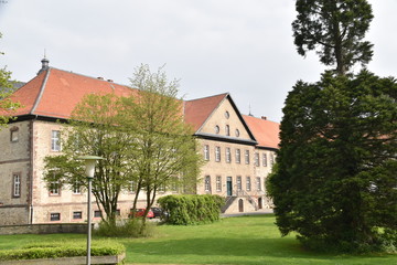 Fototapeta na wymiar Abteigebäude Kloster Lamspringe