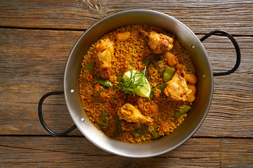 Chicken Paella recipe for two from Spain