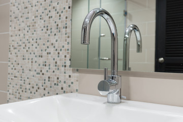 Interior modern of the bathroom