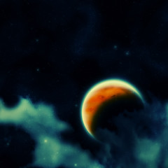 Obraz na płótnie Canvas Big Red Planet
