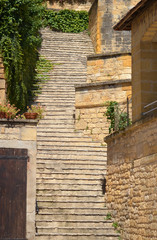 Escalier de la Roque-Gageac, Dordogne France