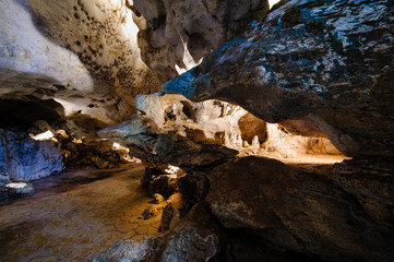 in cave landscape