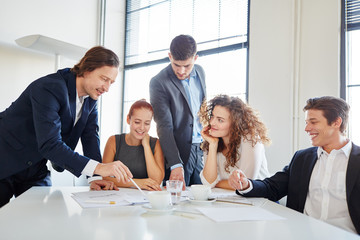 Brainstorming mit Berater