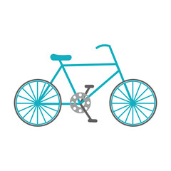 bicycle vehicle icon over white background. vector illustration