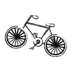 Fototapeta premium bicycle vehicle icon over white background. vector illustration