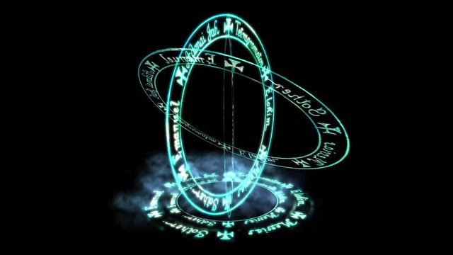 rotating christ rune rounds,dazzling energy rays.
