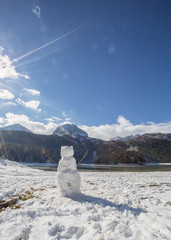 snowman Durmitor National Park, Montenegro 