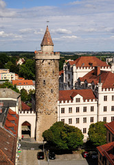 Obraz premium Wendischer Turm, Budyšin, Bautzen, Sachsen, Deutschland