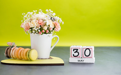 Calendar 30 May close-up, shallow dof, Memorial Day