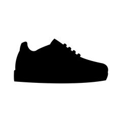 sneaker sport footwear training pictogram vector illustration