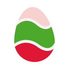 happy easter egg decoration ornament festive vector illustration