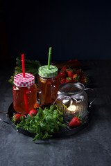 rhubarb-strawberry-lemonade