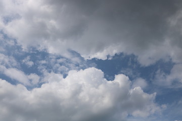 White Cloudy sky