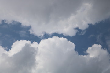 White Cloudy sky