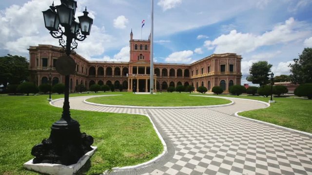 Palacio de los Lopez official residence of government and President of Paraguay.