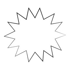 Retro burst comic pop art icon over white background. vector illustration