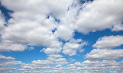 Fototapeta premium Blue sky with clouds