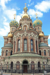 Fototapeta na wymiar Savior on blood Saint Petersburg